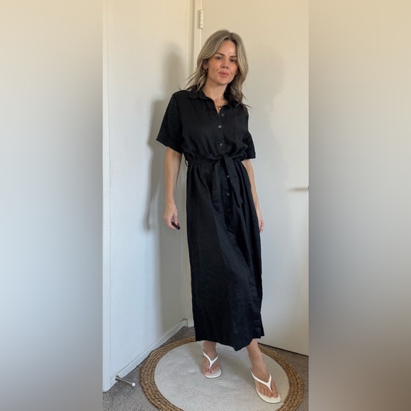 Aritzia Wilfred Eleta Linen Maxi Dress - Picture 6 of 16